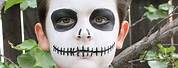 Easy Kids Skeleton Face Paint