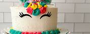 Easy Rainbow Unicorn Birthday Cake
