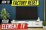 Element TV Reset Button