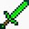 Emerald Sword in Minecraft