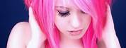 Emo Girl Pink Hair