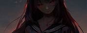 Evil Anime Girl iPhone Wallpaper