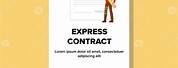Express Contract Clip Art