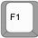 F1 Keyboard Key
