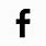 Facebook Logo Image Black and White