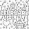 February Adult Coloring Pages