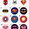 Female Superhero Logos