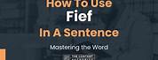 Fief in a Sentence