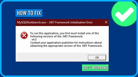 Fix: “To Run This Application, You Must Install .NET Framework” Error