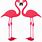 Flamingo Love Heart