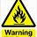 Flammable Material Sign