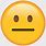 Flat Smile Emoji
