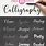 Fonts of Calligraphy