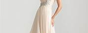 Formal Champagne Evening Gowns