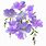 Free Clip Art Purple Flowers
