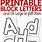 Free Printable Block Letters