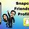 Friendship Profile Snapchat
