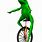 Frog On Unicycle