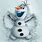 Frozen Disney Olaf Snowman
