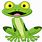 Funny Frog Cartoon Art