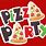 Funny Pizza Party Birthday