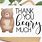 Funny Thank You Cards Printable