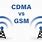 GSM or CDMA