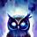 Galaxy Owl Art
