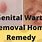 Genital Wart Removal Home Remedies