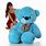 Giant Blue Teddy Bear
