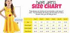 Girls Dress Size Chart Cm