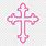 Girly Cross SVG