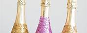 Glitter Champagne Bottle