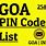 Goa Pin Code