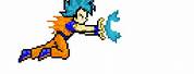 Goku Kamehameha Pixel Art