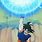 Goku Using Spirit Bomb