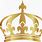 Gold Queen Crown SVG