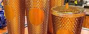 Gold Studded Starbucks Cup