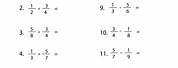 Grade 6 Math Fractions Worksheets