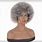 Gray Afro Wigs