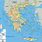 Greek Map in English