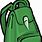 Green Backpack Cartoon