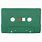 Green Cassette Tape