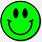 Green Happy Emoji