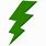Green Lightning Bolt Clip Art