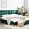 Green Upholstered Bed