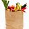 Grocery Bag with Food