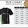 Hanes Men's T-Shirt Size Chart