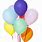 Happy Birthday Floating Balloons