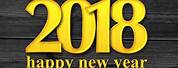 Happy New Year 2018 Logo